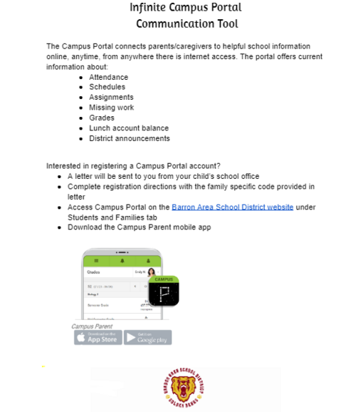 Infinite Campus Portal Communication Tool