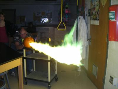 fire breathing pumpkin