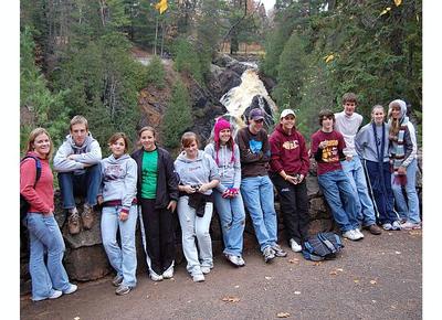 the Crew at Pattison Falls