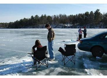 Ice Fishing Outing - Prairie Lake